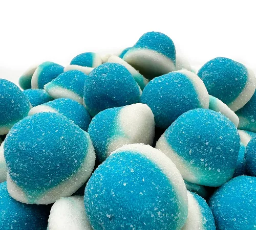 Miniatura 6 de Blue Raspberry Puffs - Paquete a granel de 2 libras - It's a Boy Baby Shower Gummy Candy - Revela de género