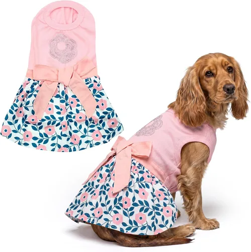 Miniatura 40 de Parisian Pet Chambray - Vestido para perro - Ligero sin mangas para perro, niña, talla XS Chambray en general
