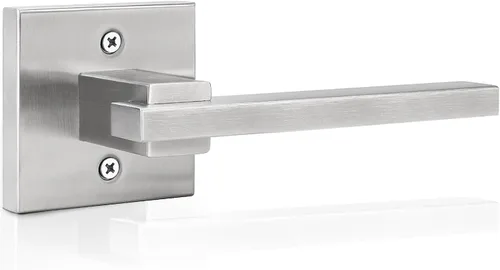 Miniatura 11 de Orger Paquete de 1 Manija de Puerta de Privacidad Negro Mate, Cerradura de Puerta Interior Sin Llave para Dormitorio y Baño, Manija de Puerta