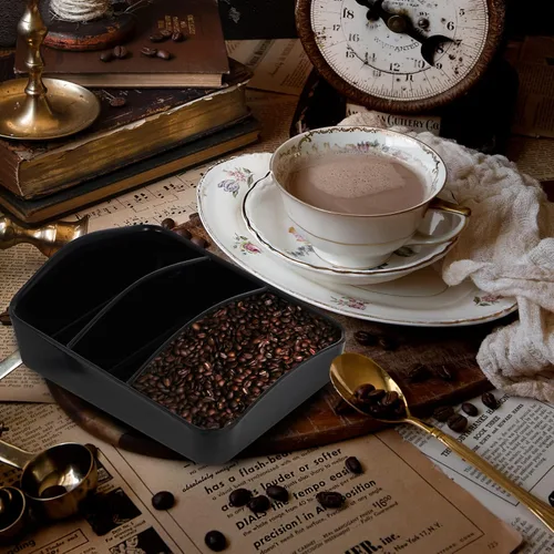 Miniatura 8 de Caja de almacenamiento para barra de café, soporte para estación de café, bolsas de té, organizador de paquetes de azúcar, edulcorante, 3 soportes
