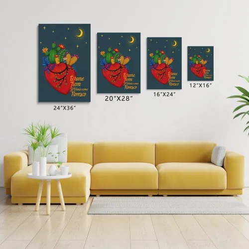 Miniatura 6 de SKYSUKEY Impresión artística mexicana retro para oficina, póster de arte latino, citas inspiradoras en español, decoración de pared, arte de pared