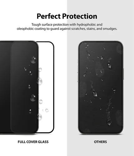Miniatura 7 de Ringke Protector de pantalla de vidrio de cubierta completa compatible con iPhone 13 Mini, antiarañazos, compatible con fundas, cobertura completa