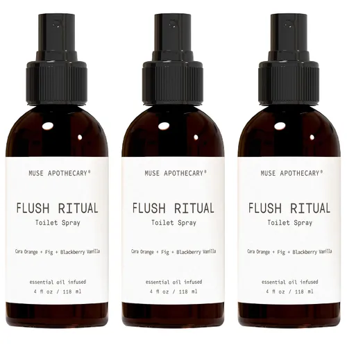Miniatura 54 de Muse Apothecary Flush Ritual - Aerosol para inodoro aromático y refrescante, usar antes de ir, 2 onzas, infundido con aceites esenciales naturales