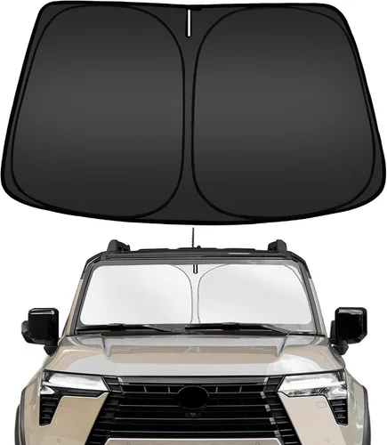 Miniatura 97 de ARISMOTOR - Parasol plegable para parabrisas para Honda Civic 11.ª generación 2022-2025 2026, protector de visera de sol personalizado para ventana