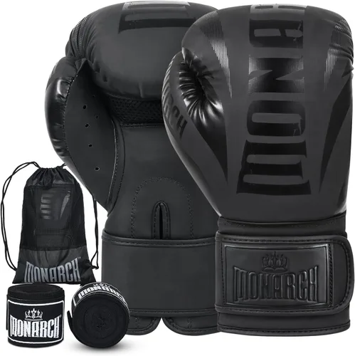Guantes de boxeo para hombres y mujeres con envolturas de mano para boxeo, Muay Thai, kickboxing, saco de boxeo, entrenamiento de entrenamiento y