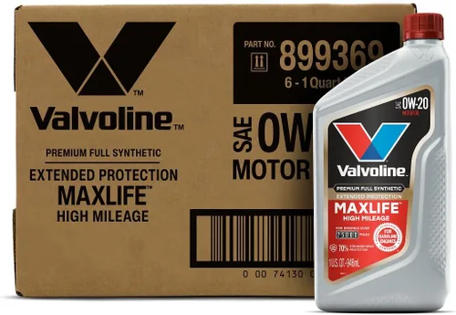 Miniatura 24 de Valvoline - Aceite de motor de mezcla sintética SAE 10W-40 de alto millaje, con MaxLife Technology, 5 cuartos de galón