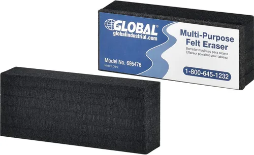 Miniatura 4 de Global Industrial Calendario magnético de vidrio de 36 pulgadas de ancho x 24 pulgadas de alto, blanco, calendario sin fecha de 6 semanas, vidrio