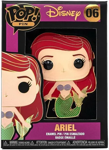 Miniatura 2 de Funko Pop! Pin Disney Ariel 06 Pin esmaltado grande