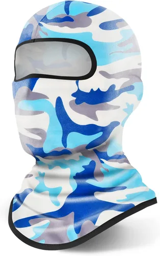 Miniatura 43 de YESLIFE Pasamontañas de esquí para hombres, máscara facial de verano para cascos de motocicleta, accesorios de motocross, polaina de cuello, bandanas