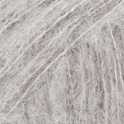 Miniatura 22 de Hilo Superfino Esponjoso de Alpaca y Seda, Drops Brushed Alpaca Silk, Ligero y Cálido 0.9 oz 153 Yardas por Ovillo (27 Rainforest Dew)