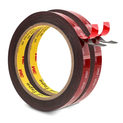 Miniatura 7 de 3M - Cinta de doble cara resistente de 2 x 15.4 pies, cinta de montaje de 0.04 pulgadas de grosor, cinta adhesiva transparente 4910 de espuma