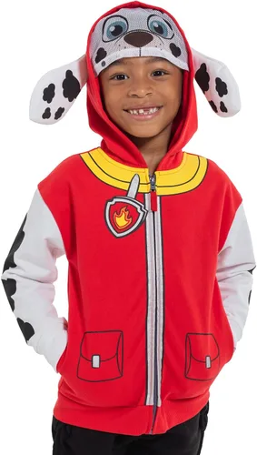 Miniatura 2 de Paw Patrol Rubble Chase Skye Sudadera Pullover con Capucha de Forro Polar con Cremallera de Niño Pequeño a Niño