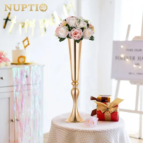 Miniatura 3 de NUPTIO Bolas de Flores para Centros de Mesa de Boda - 6 Piezas de 9.5 Pulgadas de Diámetro Arreglo de Bolas de Flores Artificiales Ramo Rosa Rosa