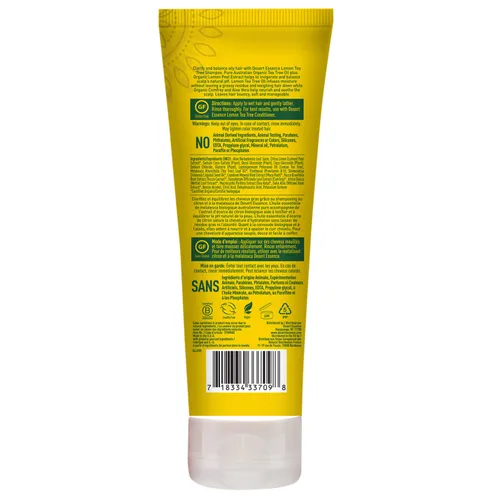 Miniatura 3 de Desert Essence Champú Organics para el cuidado del cabello, árbol de té de limón, 8 onzas