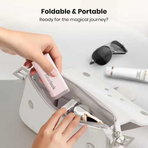 Miniatura 6 de Klearlook - Paquete de 2 soportes universales para teléfono de avión, soporte giratorio de 360° para mesa y escritorio de bandeja de avión, soporte
