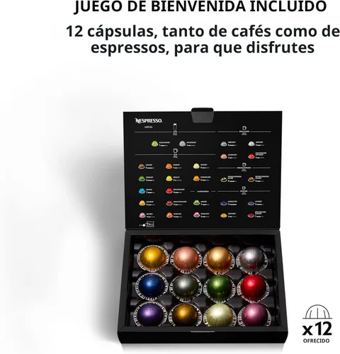 Miniatura 6 de Nespresso - Cafetera Vertuo para café y expreso por De'Longhi, Titan Metal grafito