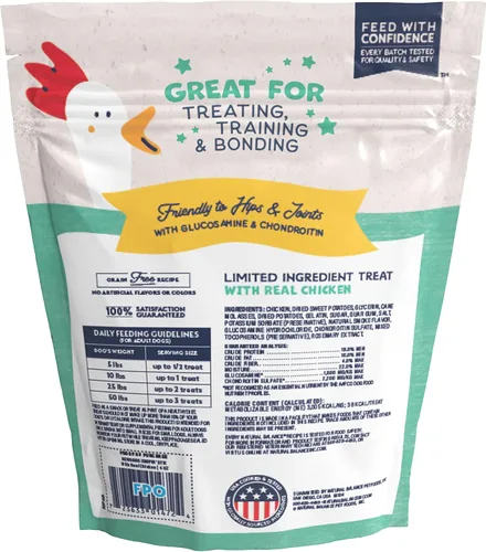 Miniatura 2 de Natural Balance Premios con ingredientes limitados Jumpin' Stix, golosinas sin granos para perros adultos de todas las razas, receta de pollo, 10