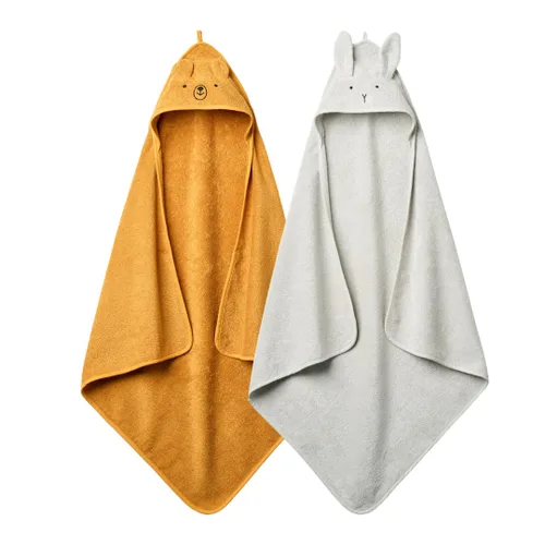 Miniatura 26 de Toalla con Capucha para Bebé – Toallas de Baño de Algodón Orgánico para Bebé – Toallas para Bebé, Toallas de Baño para Bebé para Niño, Niña, 32" x