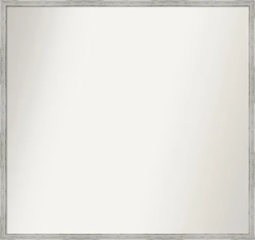 Miniatura 258 de Amanti Art Espejo de baño blanco para sobre el fregadero, 32 x 45 pulgadas, espejo de tocador rectangular blanco esbelto, marco de madera moderno