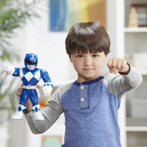 Miniatura 11 de Power Rangers Playskool Heroes Mega Mighties Blue Ranger Marrón/a