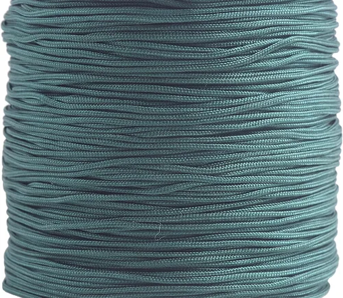Miniatura 114 de KONMAY 1 rollo de cuerda de nailon para hacer pulseras de 150 yardas, trenzado de nailon Shamballa Macramé/cordón de cuentas de 0.4mm, cordón