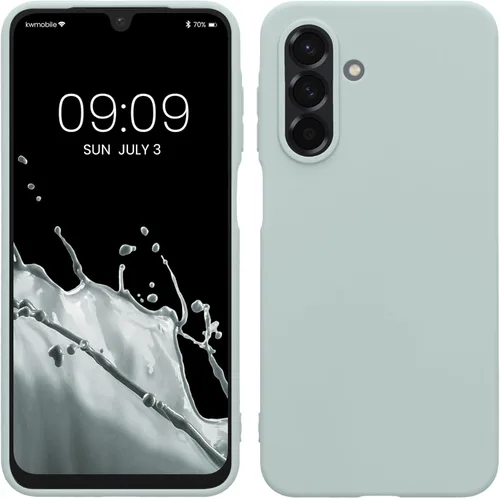 Miniatura 150 de kwmobile Funda compatible con Samsung Galaxy A23 4G / 5G - Funda de silicona TPU metálica suave y delgada - Rojo oscuro metálico