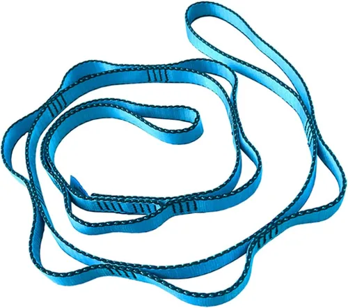 53 pulgadas de nylon cadenas de margaritas cuerda escalada cordón correas de lazo fuertes eslingas 23 kN aéreo yoga correas