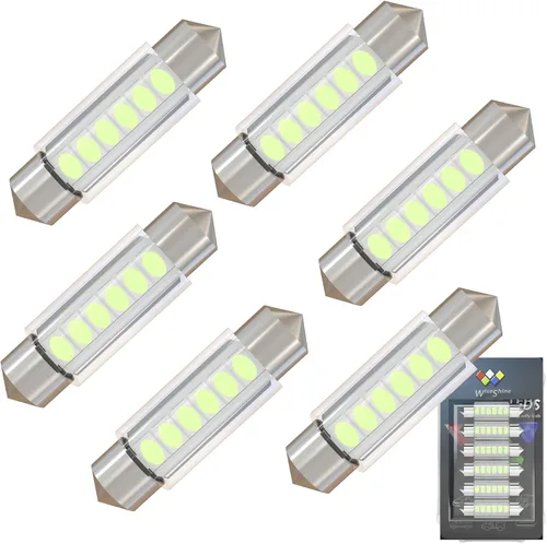 Miniatura 14 de Bombilla LED Festoon C5W de 38mm 39mm DE3425 DE3423 Bombillas LED Ámbar Amarillo Festoon 6418 6411 6423 Bombilla LED DC 12V para Luces Interiores