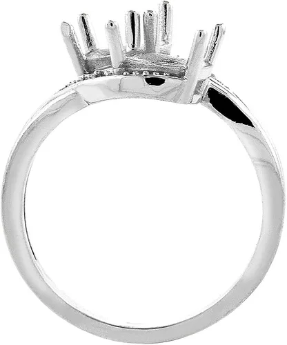 Miniatura 2 de 10K oro blanco Diamante y Garnet Forma Natural Opal 2-stone Anillo Oval 8x 6mm tamaños 510