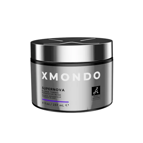 XMONDO Supernova - Mascarilla reparadora tonificante rubia, tonifica, repara e hidrata, vegana con aceite de jojoba, 7.95 onzas