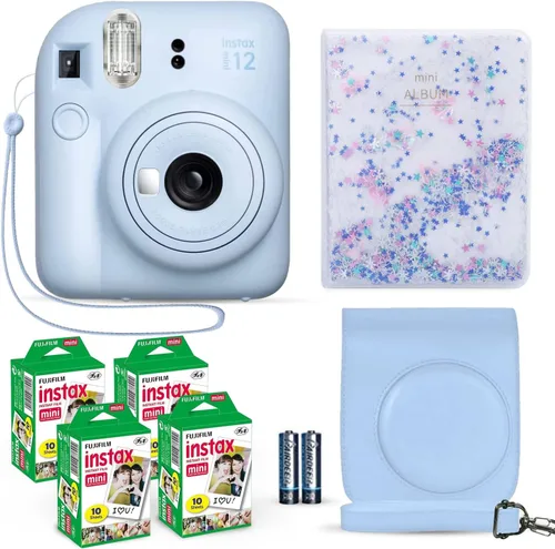 Miniatura 7 de Cámara instantánea Fujifilm Instax Mini 12 color rosa flor + paquete de película Fuji (40 hojas) + paquete de accesorios para obturador, incl.