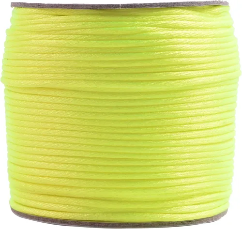 Miniatura 88 de KONMAY 80 Yardas 1.0mm Cordón Rattail de Nylon Satén Seda Trim Hilo para Cuentas para Nudos Chinos, Kumihimo, Trabajo con Cuentas, Macramé, 2-Azul