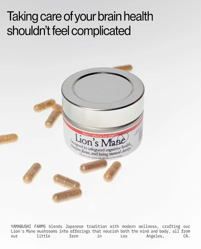 Miniatura 6 de Cápsulas de hongos de melena de león Extracto corporal 100% fructífero Apoya la concentración y la claridad mental Suplemento natural