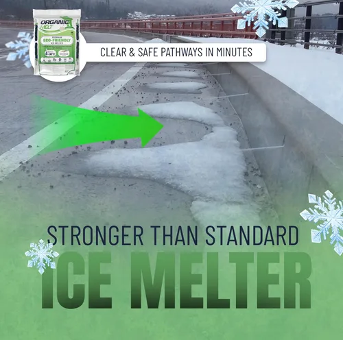 Miniatura 3 de Organic Melt Premium Granular Ice Melt es un producto ecológico y seguro para deshielo de mascotas. Es un gran derretimiento de hielo seguro para 1