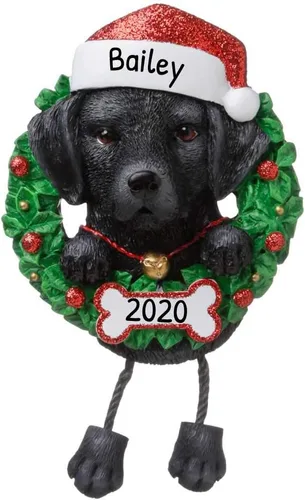 Miniatura 21 de Adornos de Navidad personalizados para perros de Elfos 2024 – Corona Shih Tzu para la primera Navidad de los amantes de los perros