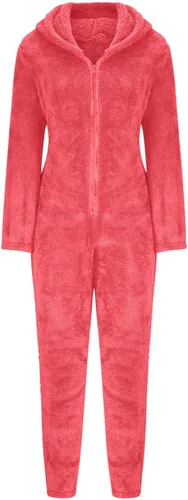 Miniatura 6 de Pijama sexy de una pieza para mujer, con solapa en el trasero, de forro polar, con capucha, para mujer, ropa de dormir esponjosa