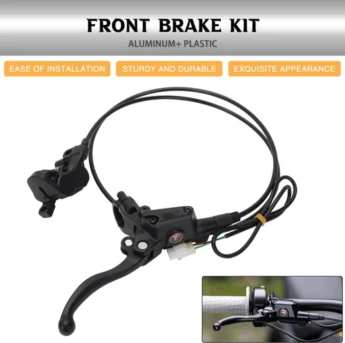 Miniatura 9 de CHANGCHENG Kit de freno delantero para motocicleta Sur Ron CNC Billet aluminio y plástico palanca de freno para SurRon Motor eléctrico Light Bee