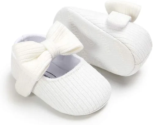 Miniatura 7 de Ohwawadi - Calcetines de forro polar para bebé o niña, suaves y calientes, botas o zapatos para bebés recién nacidos, con estilos de dibujos