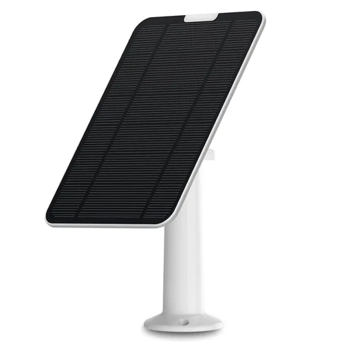 Miniatura 2 de Panel solar de 4 W y 6 V compatible con Arlo Pro 3/Pro 4/Ultra/Ultra 2/Go 2, incluye soporte de pared seguro, IP65 resistente a la intemperie, cable