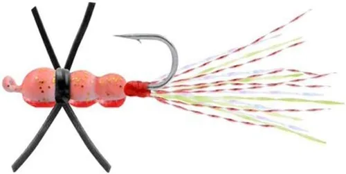 Celsius Tungsteno Lil Leggy 1/16 Frozen Peach CEAN126-FPE Jig Ultra Sharp Hook-6