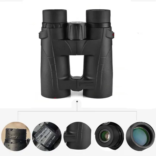 Miniatura 4 de Binoculares para adultos, prismáticos compactos de alta potencia de 8 x 42 para observación de aves, con prisma BAK4 y lente FMC