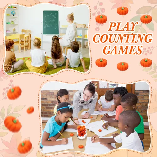 Miniatura 3 de Yexiya 32 piezas de mini borradores de calabaza a granel otoño novedoso lápiz 3D borrador de fiesta de Halloween, papelería para niños, estudiantes