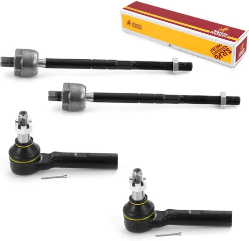 Miniatura 38 de Metrix Premium Chassis Parts - Juego de 4 barras de acoplamiento interior y exterior para Audi A3 15-16, Seat Leon 06-20 (México), 09-17 Volkswagen