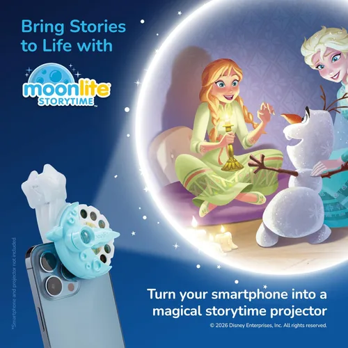 Miniatura 5 de Moonlite Carretes de cuentos Storytime, juego de 3 historias, Disney Frozen Stories, Historias digitales para proyector, regalos de aprendizaje