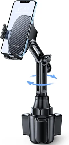 Miniatura 8 de Miracase Soporte Universal para Teléfono en Portavasos de Coche, [Versión Mejorada] Soporte Ajustable de Cuello Largo para Portavasos de Coche