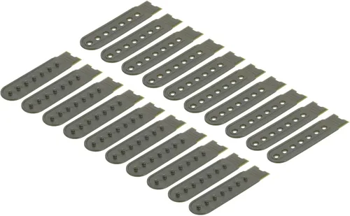Miniatura 8 de uxcell Tapa de correa Snapback, agujeros de plástico ajustable sombrero broche hebilla reemplazo para reparación de tapas