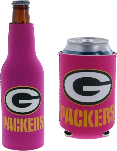 Miniatura 114 de Portavasos y Portabotellas de Fútbol Americano Aislante Enfriador de Bebidas Huggie Green Bay (Packers) - Estática activa