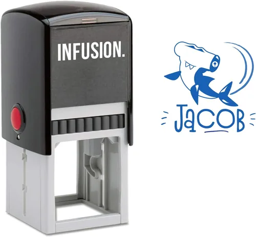 Miniatura 8 de Infusion Sello con nombre de niño autoentintado para niños (Bee Great)