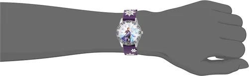 Miniatura 2 de Disney Reloj analógico de cuarzo 3D con correa 3D de Frozen para niños
