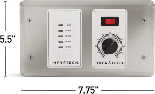 Miniatura 2 de Infratech Controlador analógico de 1 zona con temporizador digital, número de pieza 30-4045